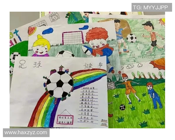 儿童校园足球画展现孩子们的梦想与团队精神的精彩瞬间